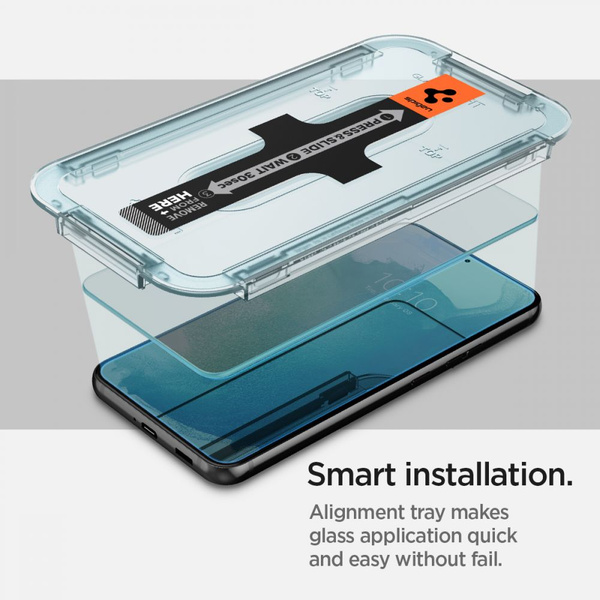 Spigen Glas.tR EZ Fit gehärtetes Glas für Samsung Galaxy S22+ - 2 Stk.