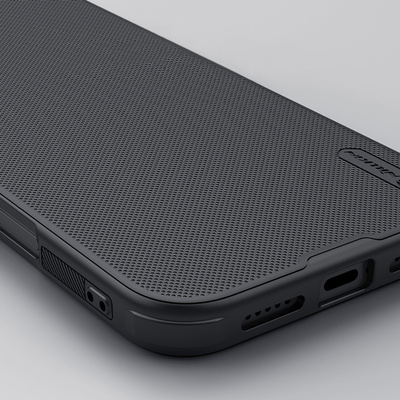 Etui Nillkin Super Frosted Shield Pro na iPhone 16 - czarne