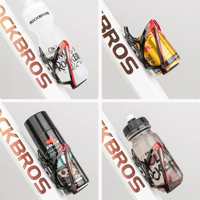 Rockbros FK338 Fahrradhalter für Wasserflasche – Schwarz und Rot