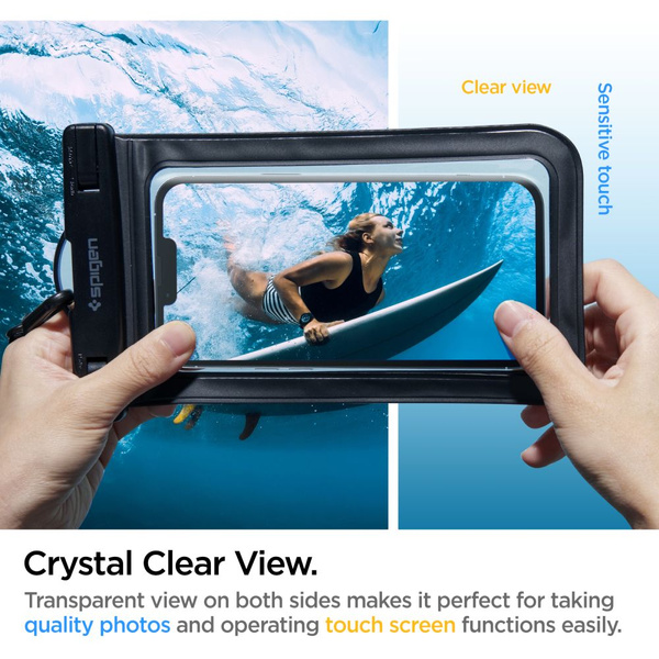 Etui Spigen Aqua Shield A601 wodoodporne IPX8 - czarne