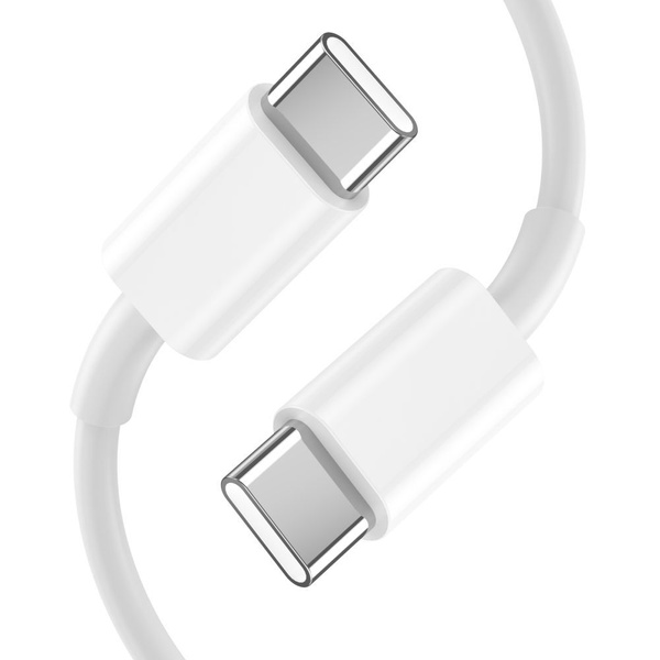 Tech-Protect C20W 2x USB-C PD 20W charger with USB-C / USB-C cable - white