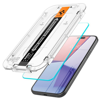 Spigen Glas.tR EZ Fit gehärtetes Glas für iPhone 15 Plus / 16 Plus
