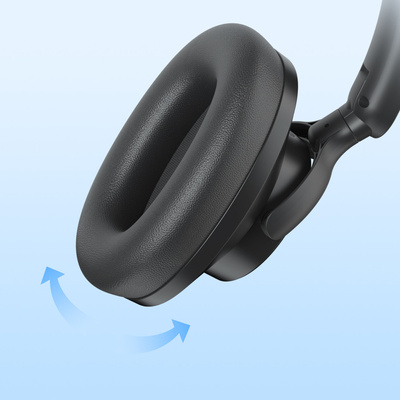 Tronsmart Sounfii Q20 ANC On-Ear Bluetooth 5.3 Wireless Headphones - Black