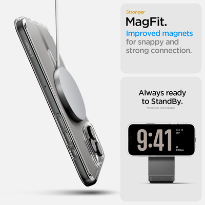 Spigen Ultra Hybrid ”T” Mag MagSafe Case for iPhone 16 Pro Max - White