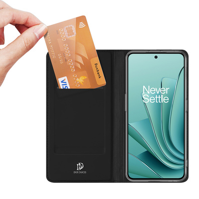 Dux Ducis Skin Pro Hülle mit Klappe und Kartenfach für OnePlus Nord 3 / Ace 2V – Schwarz