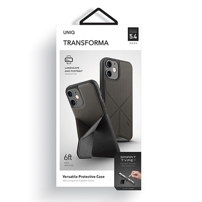 Uniq Transforma Hülle für iPhone 12 mini – grau