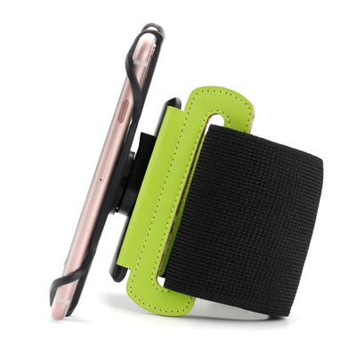 Universal Fitness Armbinde Joggen Sport Armgurt Arm Tasche für 6" Smartphones schwarz