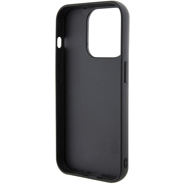 Etui Karl Lagerfeld Gripstand Saffiano Karl&Choupette Pins na iPhone 15 Pro Max - czarne