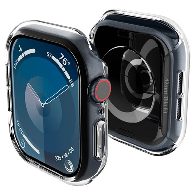 Spigen Thin Fit Case für Apple Watch 10 42 mm - Transparent