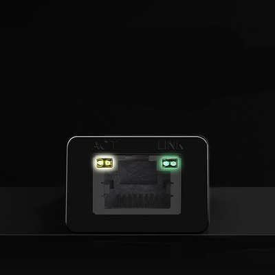 Ugreen external network card RJ45 - USB 2.0 100 Mbps Ethernet black (CR110 20254)