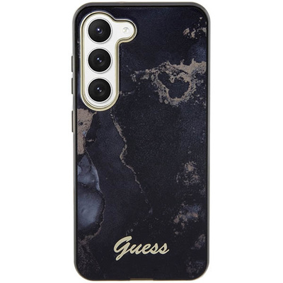 Guess GUHCS23SHTMRSK S23 S911 schwarz/schwarzer Hartschalenkoffer Golden Marble Collection