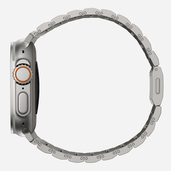 Tech-Protect SteelBand-Armband für Apple Watch 4 / 5 / 6 / 7 / 8 / 9 / SE / Ultra 1 / 2 (42/44/45/49 mm) – Titan
