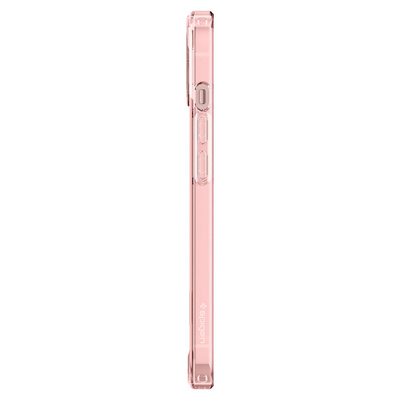 Spigen Ultra Hybrid-Hülle für iPhone 13 – rosa und transparent