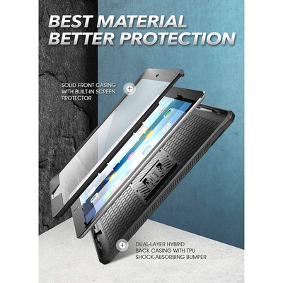 Supcase Unicorn Beetle Pro Hülle für iPad 10,2&#39;&#39; 2019 / 2020 / 2021 – Schwarz