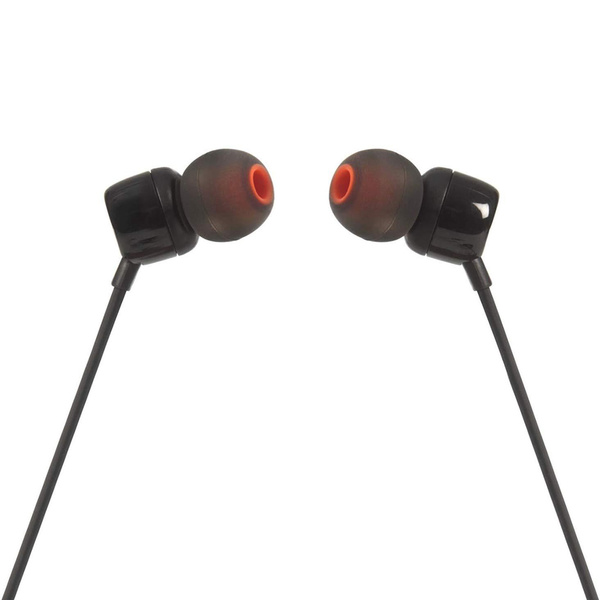 Słuchawki JBL Tune 110 douszne mini jack 3.5mm i pilotem - czarne