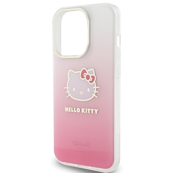 Hello Kitty IML Gradient Electrop Kitty Head case for iPhone 13 Pro / 13 - pink