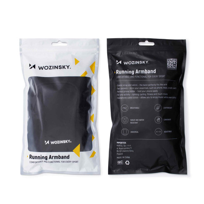Wozinsky Laufband für Handys Armband schwarz (WABBK1)