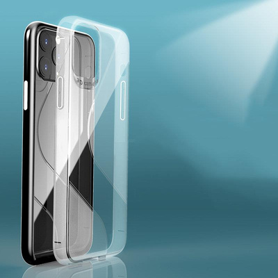 S-Case Flexibel Handyhülle TPU Schutzhülle für Huawei P40 Lite E transparent