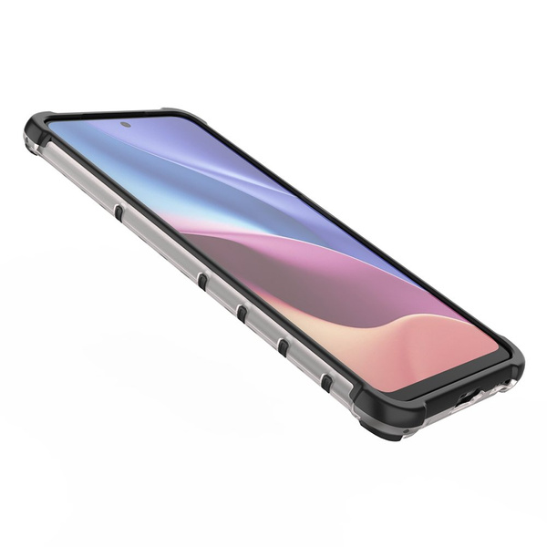 Honeycomb Case armor cover with TPU Bumper for Xiaomi Redmi K40 Pro+ / K40 Pro / K40 / Poco F3 blue
