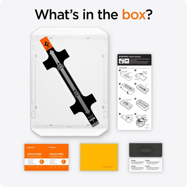 Szkło hartowane Spigen Glas.tR EZ Fit na iPad Pro 13'' 2024