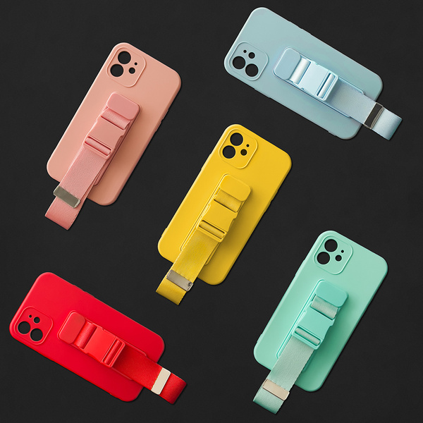 Seilhülle Gelhülle mit Lanyard Kette Tasche Lanyard Samsung Galaxy A72 4G gelb