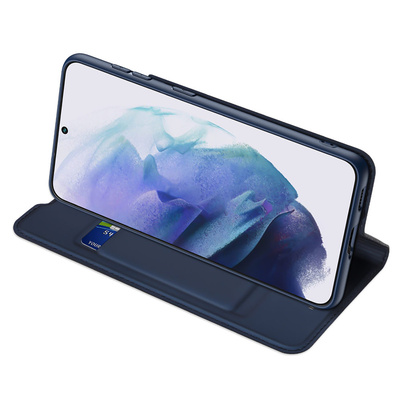 Dux Ducis Skin Pro booktype case schutzhülle aufklappbare hülle für Samsung Galaxy S22+ (S22 Plus) blau