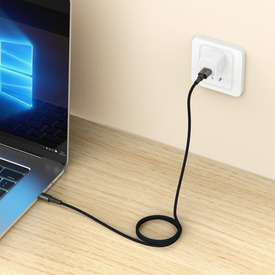 Kabel Tech-Protect UltraBoost DNA USB-A / USB-C 15W/3A 100 cm - szary