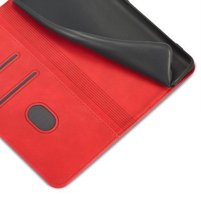 Magnet Fancy Case für Samsung Galaxy S23+ Flip Cover Wallet Stand rot