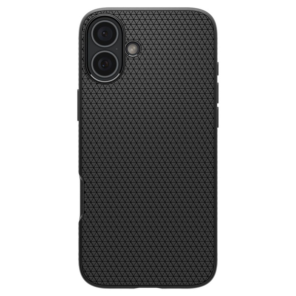 Spigen Liquid Air Case for iPhone 16 Plus - Black