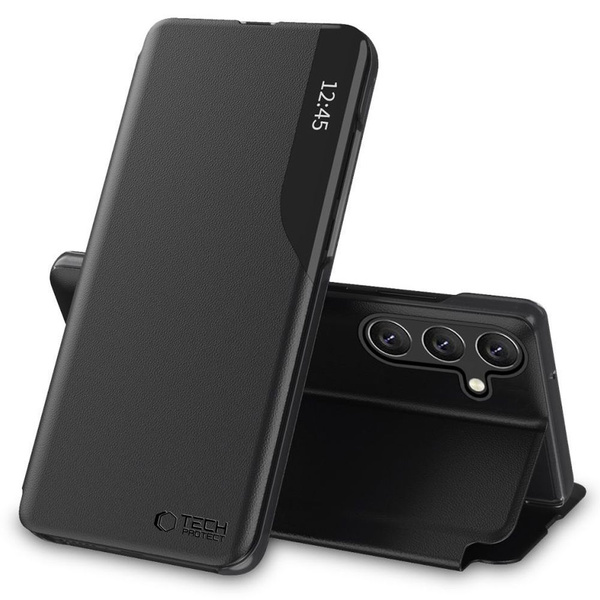 Tech-Protect Smart View Hülle für Galaxy A16 4G / 5G - Schwarz