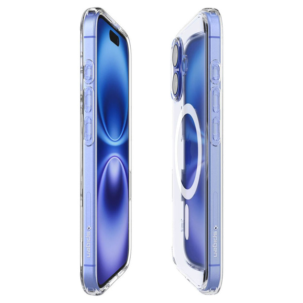 Etui Spigen Ultra Hybrid "T" MagSafe na iPhone 16 - białe