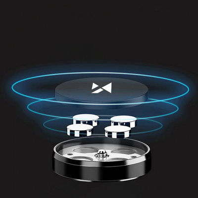 Wozinsky selbstklebende magnetische Auto-Armaturenbretthalterung schwarz (WMH-02)