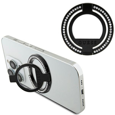 Guess MagSafe Ring stand GUMRSALDGK black/black Rhinestone