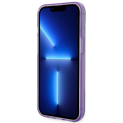 Guess Translucent iPhone 14 6.1&quot; Hülle - Lila