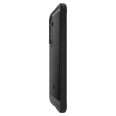 Spigen Rugged Armor Mag MagSafe Hülle für Samsung Galaxy S25 - Mattschwarz