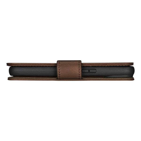 iCarer Oil Wax Wallet Case 2in1 Cover iPhone 14 Pro Max Leder Flip Cover Anti-RFID braun (WMI14220724-BN)