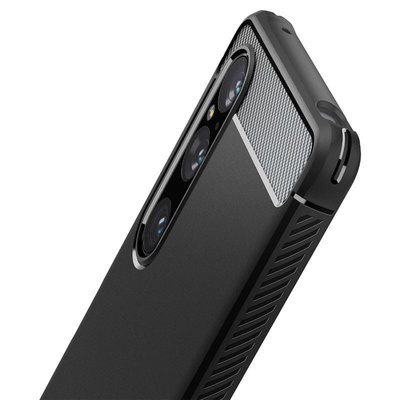 Spigen Rugged Armor Case for Sony Xperia 1 V - Matte Black