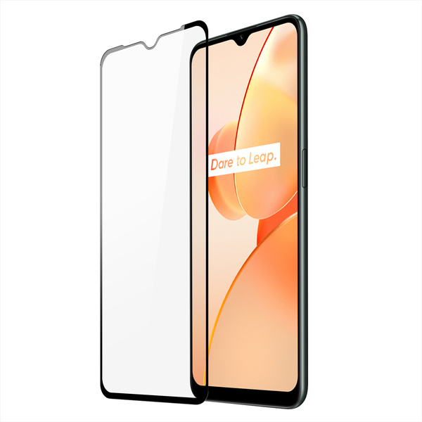 Dux Ducis 9D Tempered Glass wytrzymałe szkło hartowane 9H na cały ekran z ramką Realme C31 czarny (case friendly)