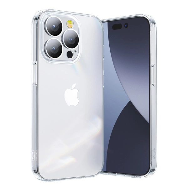 Joyroom 14Q Case iPhone 14 Hülle Gehäusedeckel mit transparenter Kameraabdeckung (JR-14Q1 transparent)