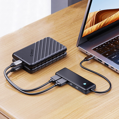 Orico PAPW4A-C3 USB-A Hub Docking Station 4x USB-A 3.0 - Black