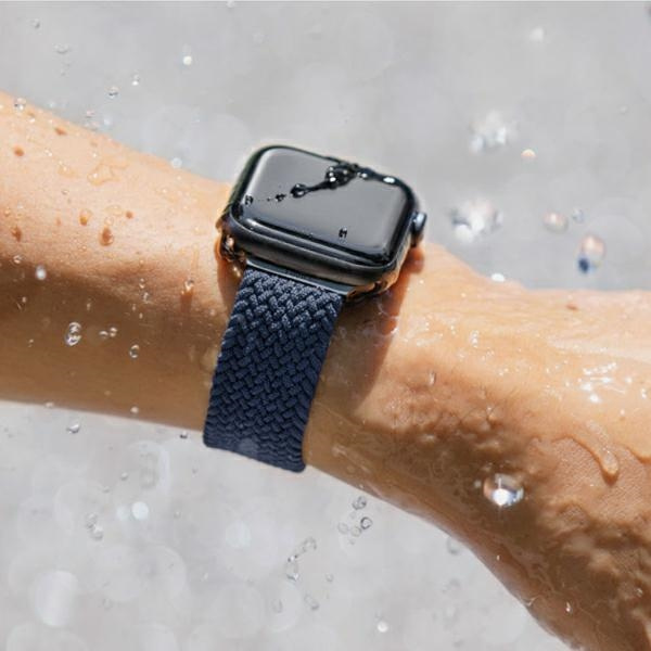 Uniq Aspen Braided Strap for Apple Watch 1/2/3/4/5/6/7/8/SE/SE2 40/38/41mm - Blue