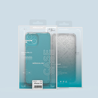 Nillkin Nature Pro case iPhone 14 armored cover blue cover