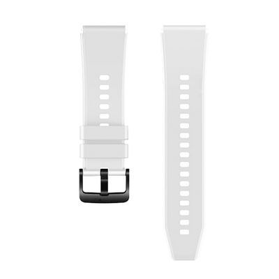 Silicone Strap for Huawei Watch GT 2 / 3 / 4 / 2 Pro / 3 Pro / 4 Pro / GT 2e - White
