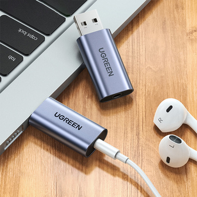 Ugreen CM383 audio adapter - gray