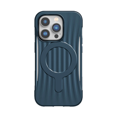 Raptic X-Doria Clutch Built Case etui iPhone 14 Pro Max z MagSafe pokrowiec plecki niebieski