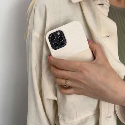 Eco Case Hülle für iPhone 11 Pro Max Silikonhülle Handyhülle Gelb
