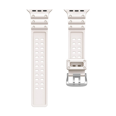 Pasek Strap Triple Protection do Apple Watch 42 / 44 / 45 / 49 mm opaska bransoleta - beżowy