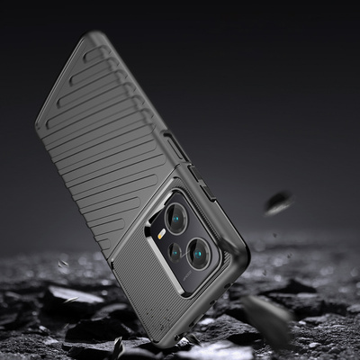 Thunder Case Hülle für Xiaomi Redmi Note 12 Pro+ Silikonhülle schwarz