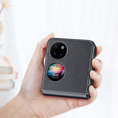 Dux Ducis Fino case is made of nylon material Huawei P50 Pocket black