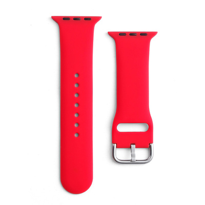 Silikonarmband APS für Apple Watch 38/40/41mm Armband - Rot